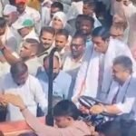 कांदा उत्पादकांच्या हक्कासाठी लासलगावात रोहित पवारांचे ट्रॅक्टर आंदोलन; सरकारवर कडाडून टीका